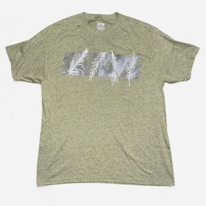 Apt. 9 Heather Green Casual Cotton T-Shirt with Nature Graphic